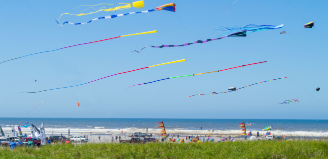 kite festival on Pleasure Island